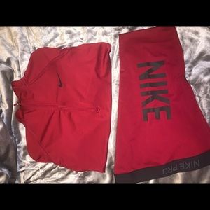 Nike 2 piece legging and jacket set.